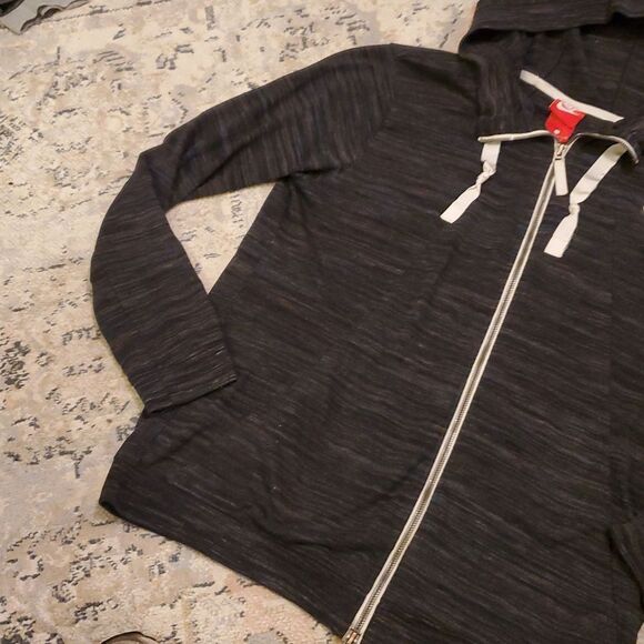 Nike Women's Sports Black/Multil Printed Hooded Jacket (924081-010) Size L - Picture 6 of 7